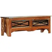 vidaXL Meuble TV 120x30x40 cm Bois de récupération massif