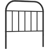 Super Merchant Tête de lit de rechange en métal noir 80 cm