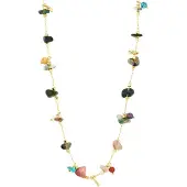 Pilgrim Chaîne 'Here' turquoise / or / vert foncé / rose ancienne