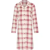 Pastunette Chemise de nuit 'Rosewood Comfort' crème / écru / rouge foncé