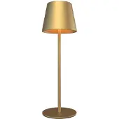 LEDVION Lampe de Table LED Rechargeable Laiton Doré 2700K-5000K IP54