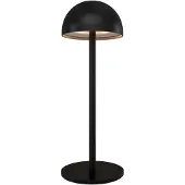 LEDVION Lampe de Table LED Rechargeable Noir Mat 2700K-5000K IP54