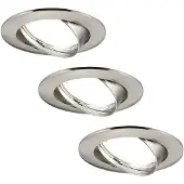 LEDVION lot de 3 spot encastrable LED rond 3W blanc neutre
