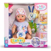 Mga Baby Born Lukas Fun Bath 36 Cm Poupée Multicolore One Size