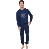 Pastunette Pyjama long bleu foncé