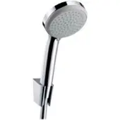 Hansgrohe Croma 100 Vario/Porter S Set de douche Isiflex Flexible de douche 1,60 m, chrome, 1 pièce.