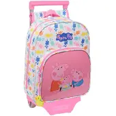 Safta Sac à Dos à Roulettes Peppa Pig 10l 26x34x11 Cm