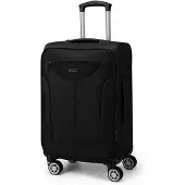 Solier Valise cabine , 25 litres, trolley, 4 roulettes, extensible