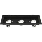 LEDVION spot encastrable LED noir douille GU10 dimmable