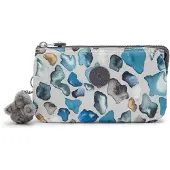 Kipling Porte-monnaies 'Creativity L' azur / gris / jade / blanc cassé