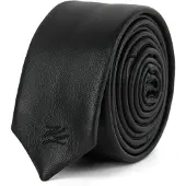 Karl Lagerfeld Écharpe ' K/Autograph Lederkrawatte ' noir