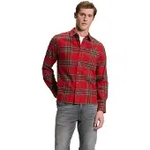 Lee 112386384 Regular Fit Long Sleeve Shirt Rouge L Homme