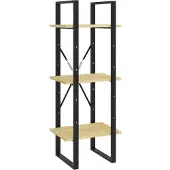 vidaXL Bibliothèque à 3 niveaux 40x30x105 cm Bois de pin massif