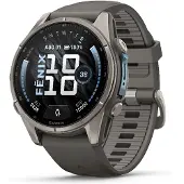 Garmin Fenix 9 43 mm - Titanium / Pebble Gray