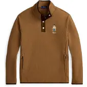 Ralph Lauren pour homme. 710B27074001 Sweat à col montant heritage bear marron (S), Casuel, Polyester