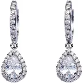 U.S. POLO ASSN. Boucles d'oreilles 'Mariah' argent