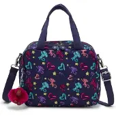 Kipling Sac de voyage 'Miyo' turquoise / bleu foncé / violet / rose
