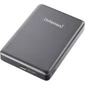 Intenso Batterie Externe Magnétique MW10000 10000 mAh – Compatible MagSafe, Charge Sans Fil 15W, USB-C PD 20W, Pour iPhone & Android – Testée en Allemagne – Gris