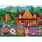 Sunsout Puzzle Joseph Burgess - Morning Day Quilt - 1000 pièces