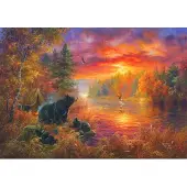 Sunsout Puzzle XXL - Camp de pêche - Puzzle de 500 pièces