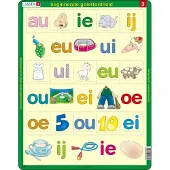 Larsen Puzzle Puzzle Cadre - Beginnende geletterdheid 3 (en hollandais) - 10 à 25 pièces