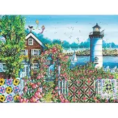 Sunsout Puzzle Nene Thomas Roses d'été Port 1000 pièces