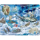 Larsen Puzzle Puzzle Cadre - Aventure au Pôle Nord (en Français) - 51 à 99 pièces