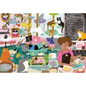 Pieces & Peace Puzzle Mon lieu Préféré : le Café à Chats - 1000 pièces