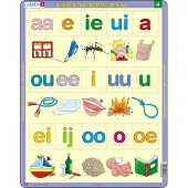 Larsen Puzzle Puzzle Cadre - Beginnende geletterdheid 4 (en hollandais) - 10 à 25 pièces