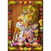 Bluebird Puzzle Puzzle La Cantatrice Gâteau inspirée par Arcimboldo - 1000 pièces
