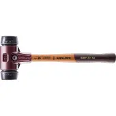 HALDER Schonhammer diamètre 50mm 1170g Simplex caoutchouc / noir avec manche bois - 3002050