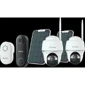 Reolink Argus B430 Lot de 2 + Solar Panel + D340W + Chime