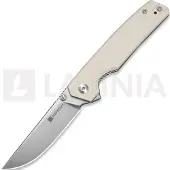 SENCUT Stria, Milled Ivory G-10, Satin
