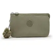 Kipling Trousse de maquillage 'Creativity L' olive / vert chiné