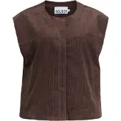 Object Gilet 'OBJPELLA' marron