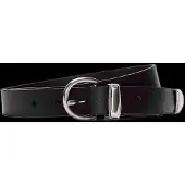 Selected Cuir Ceinture Femme Le noir 95