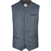 Spieth & Wensky Gilet folklorique 'Kosta' bleu