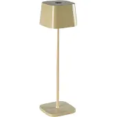 Konstsmide Lampe de table Capri Rechargeable brun sable brillant