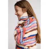 Desigual Pull-over mélange de couleurs