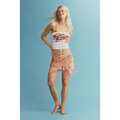 Desigual Serviette de plage orange pastel