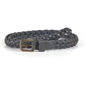 Howard London Ceinture 'Braided Leather Belt William Grey' gris