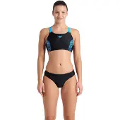 Arena Bikini 'OPENINGS' turquoise / noir