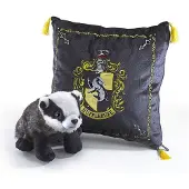 Noble Collection Poduszka z Maskotką Hufflepuff od - 34 cm, Pluszowa