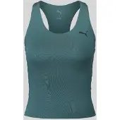 Puma T-shirt Tad Essential 2 en 1, sans manches, couleur verte, taille S, pour femme, couleur verte, taille S
