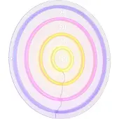 Globo Lampe murale Darteri Cible de fléchettes néon