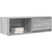 vidaXL Armoire TV Gris Sonoma 80x31x25,5 cm Bois composite