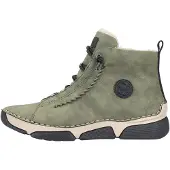 Rieker Bottines à lacets vert clair