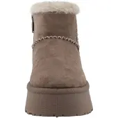 Tom Tailor Boots marron / gris clair / blanc
