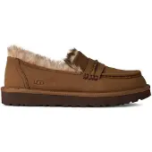 Ugg pour femme. 1183310 Mocassins en Cuir Ellis Nubuck Loafer marron (37), Plat, Aucun, Casuel