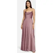 Vera Mont Robe de soirée rose ancienne